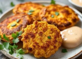 Bolinho de Grão-de-Bico na Air Fryer Bolinho de grão-de-bico