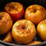 maçã assada com canela na air fryer