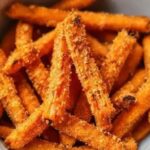 Palitos de cenoura crocantes na air fryer