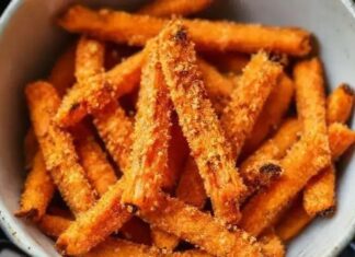 Palitos de Cenoura Crocantes na Air Fryer Palitos de cenoura crocantes na air fryer