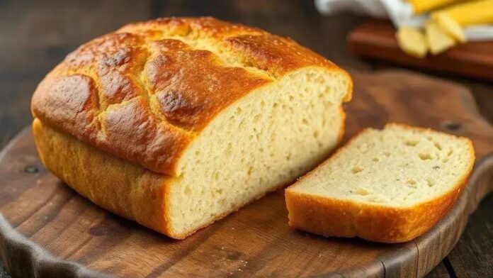 Pão de fubá caseiro