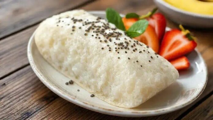 Tapioca integral com cottage e chia