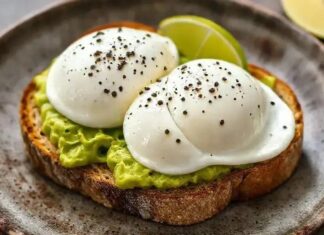 Torrada Integral com Avocado e Ovo Pochê Torrada integral com avocado e ovo pochê
