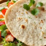 Tortilha low carb de farinha de amêndoas